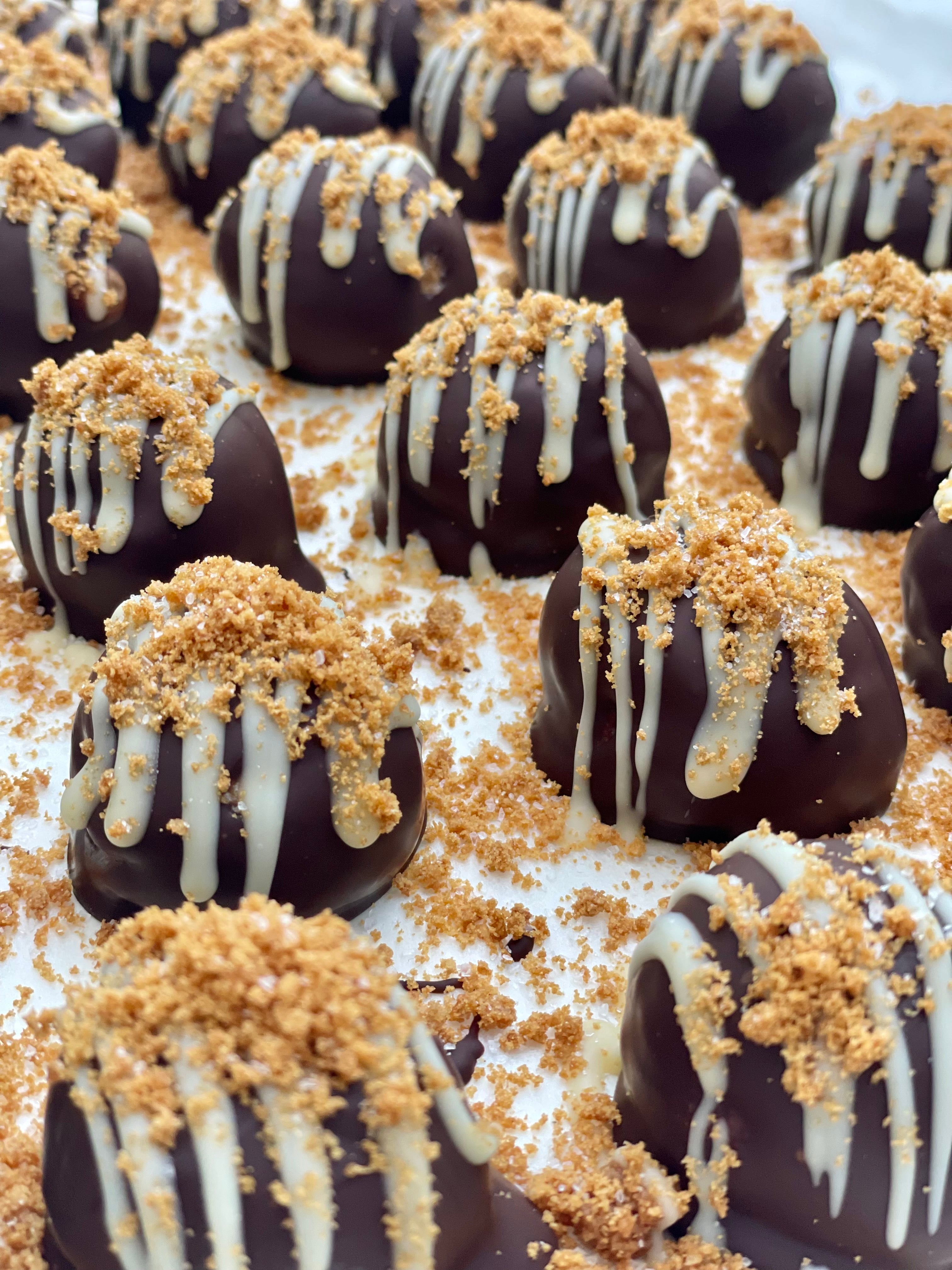 10 x Biscoff Fudge Truffles